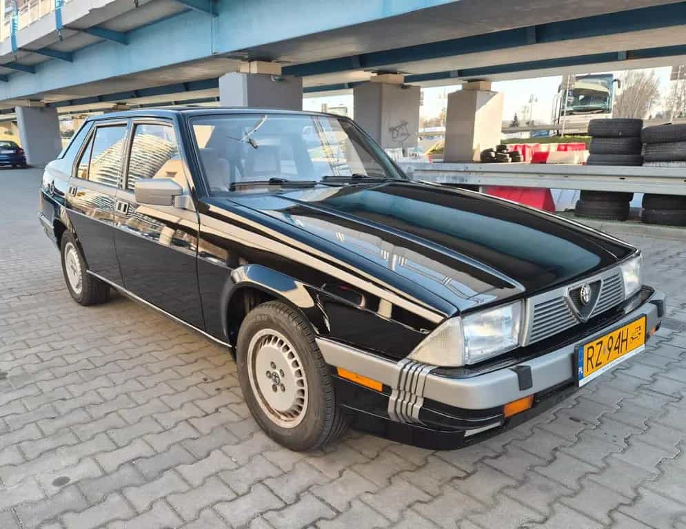 Alfa Romeo 75 2.5 V6 BUSSO, Milano, automatic, RESTORED. 06/1988-photo-5