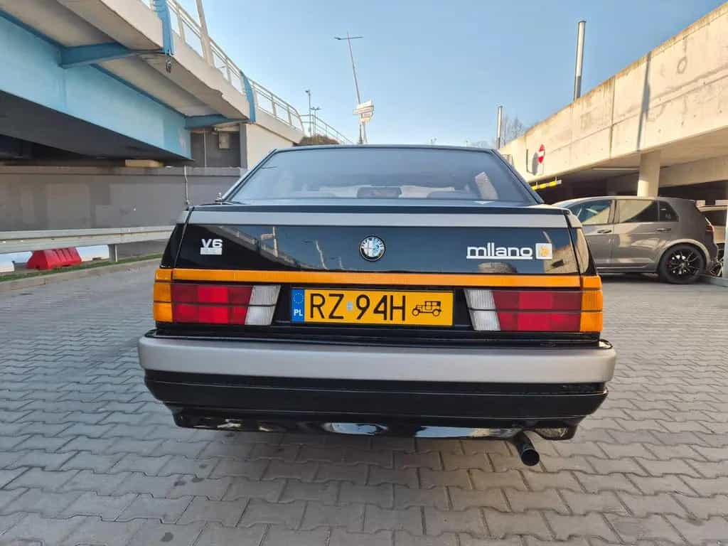 Alfa Romeo 75 2.5 V6 BUSSO, Milano, automatic, RESTORED. 06/1988-photo-7