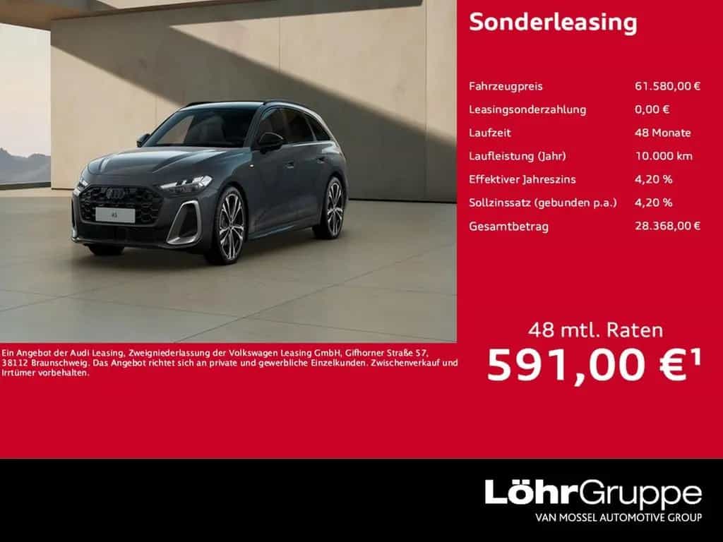 Audi A5 Avant 2.0 TFSI quattro S line edition one B&O 08/2025-photo-0