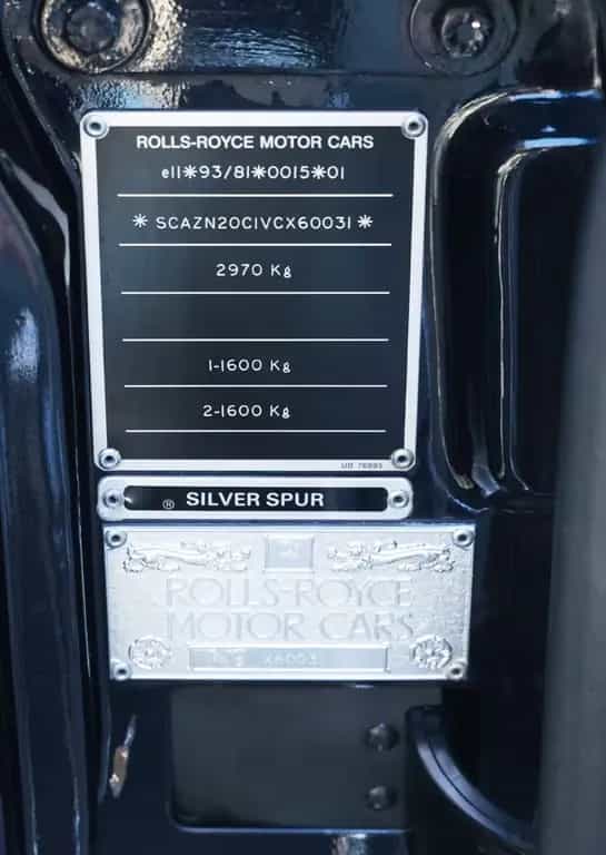 Rolls-Royce Silver Spur IV 04/1997-photo-33