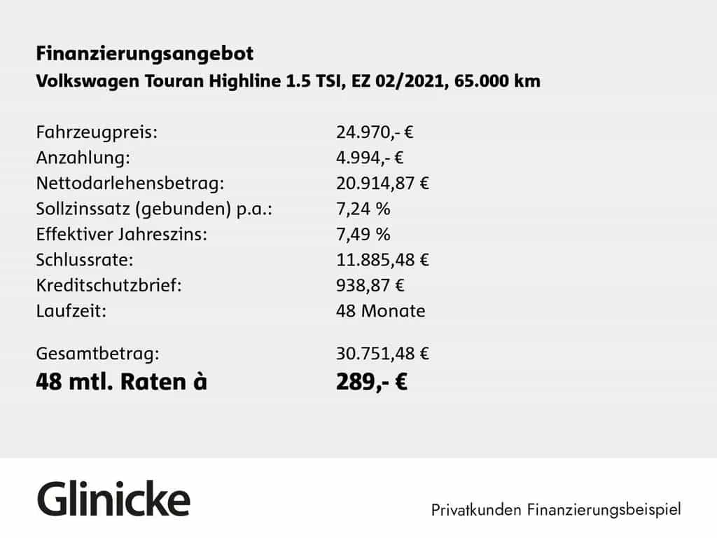 Volkswagen Touran 1.5 TSI Highline SHZ SiHz ACC PDC LED 02/2021-photo-1