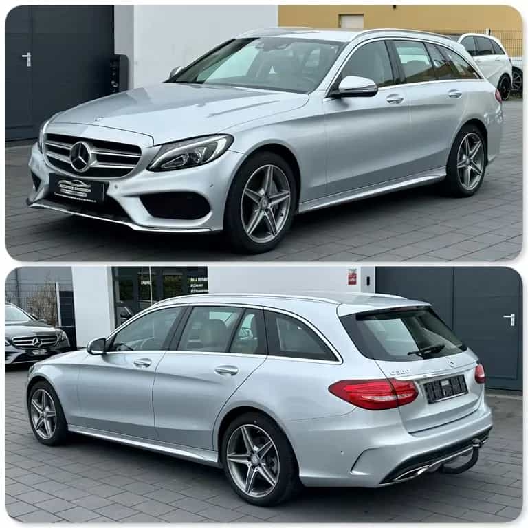Mercedes-Benz C 300 T*7G*AMG-LINE*2H*NAVI*Distr+*KAMERA*AHK* 12/2016-photo-3