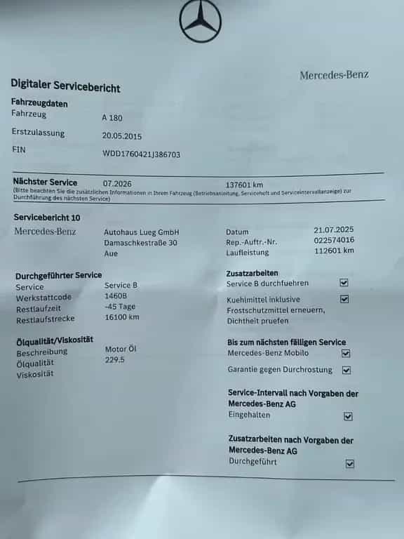 Mercedes-Benz A 180 BlueEfficiency 2Style Sitzheizung/RFK/2.Ha 05/2015-photo-23