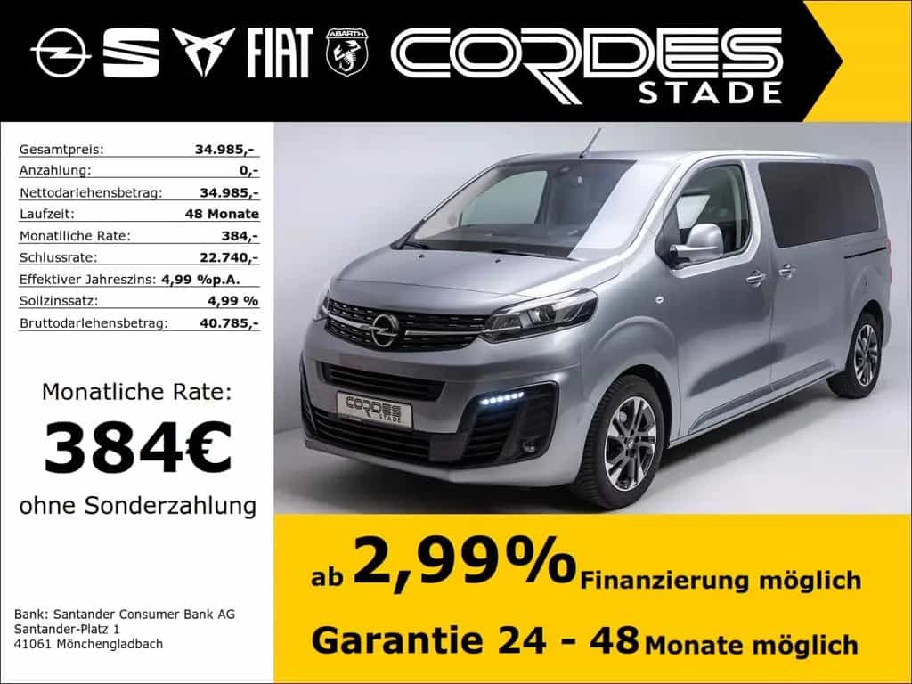 Opel Zafira Life M Automatik Kamera ACC Allwetter (11 09/2021-photo-0