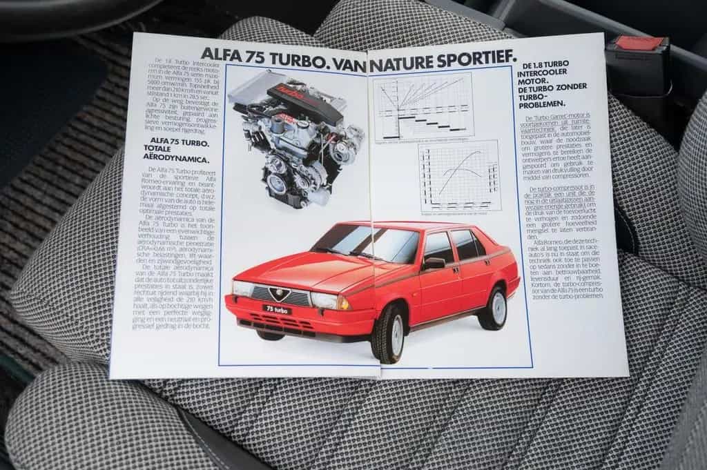 Alfa Romeo 75 Alfa 75 1.8 Turbo Zender 03/1988-photo-19