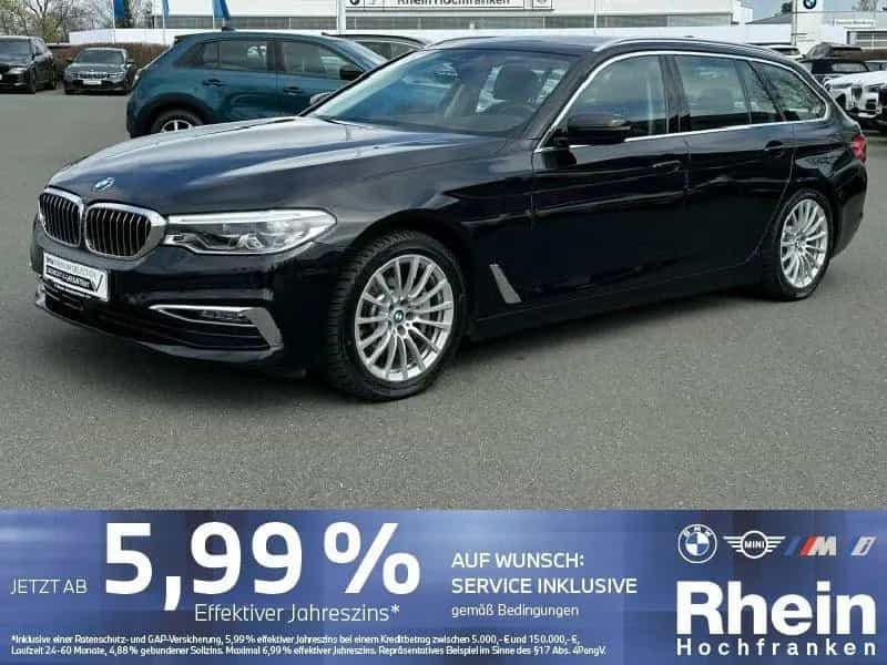 BMW 5 Series 530d xDrive Touring Luxury Line ACC HUD HiFi 07/2019-photo-0