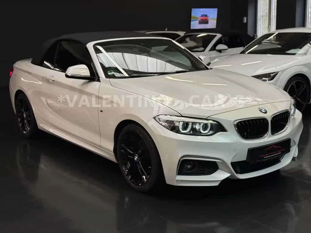 BMW 2 Series 220i Cabrio M-Sport Automatik/Nav/LED/Shadowline 01/2018-photo-3