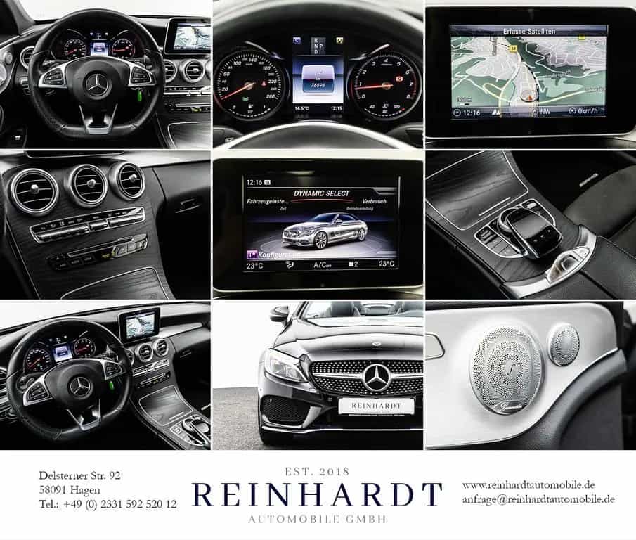 Mercedes-Benz C-Class 250 CABRIOLET AMG LINE/19Z./LED/TOTW/BURMESTER 04/2018-photo-22