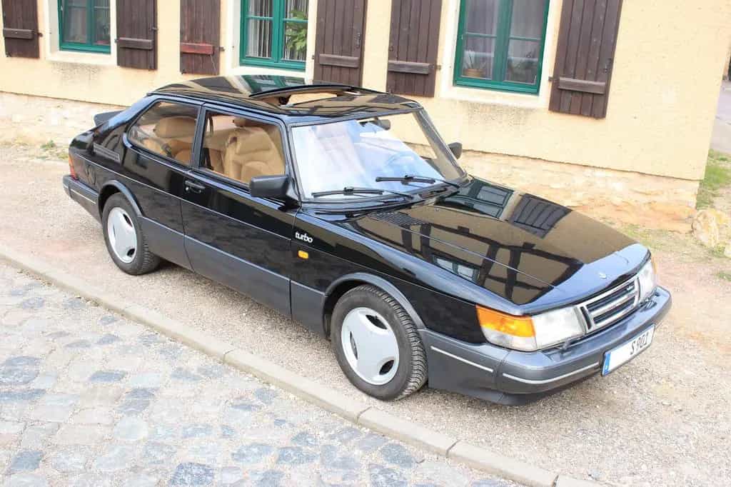 Saab 900 Turbo 16S MJ1988 schwarz Leder beige 07/1988-photo-2