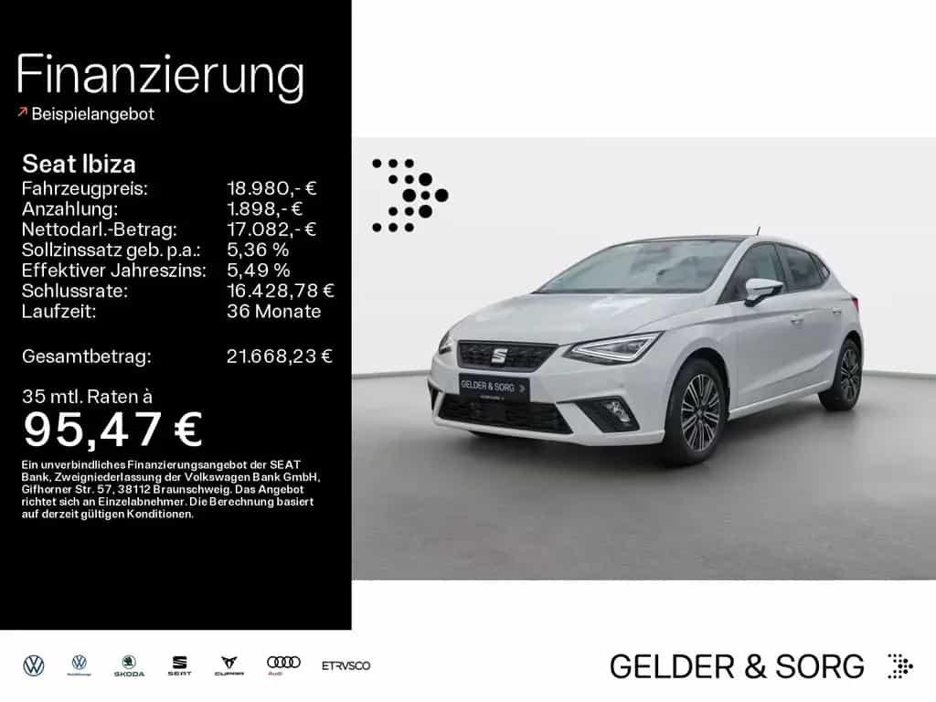 Seat Ibiza 1.0 TSI Style Edition *NAVI*PANO*BEATS*SHZ 04/2024-photo-0