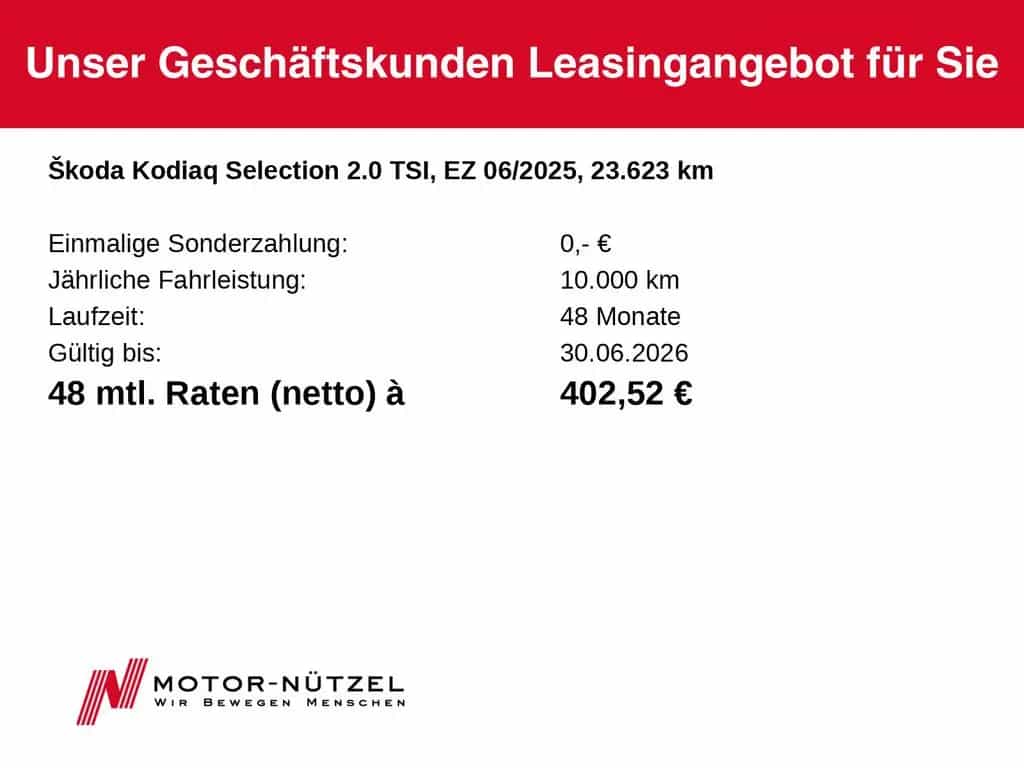 Skoda Kodiaq 2.0 TSI DSG 4x4 MATRIX+AHK+STHZG+4xSHZ+7S 06/2025-photo-23