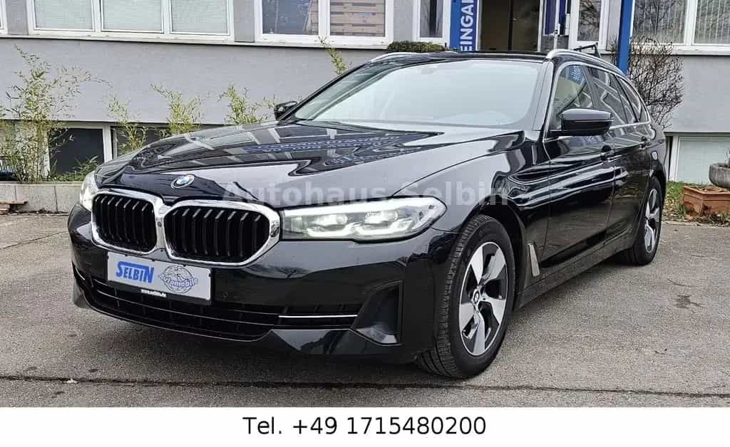 BMW 5 Series 520 d Touring  xDrive LED*LEDER*KAMERA 360 1. HD 11/2020-photo-0