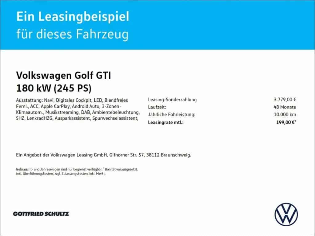 Volkswagen Golf GTI VIII 2.0 DSG   Navi   Kamera   LED-Plus 02/2023-photo-1
