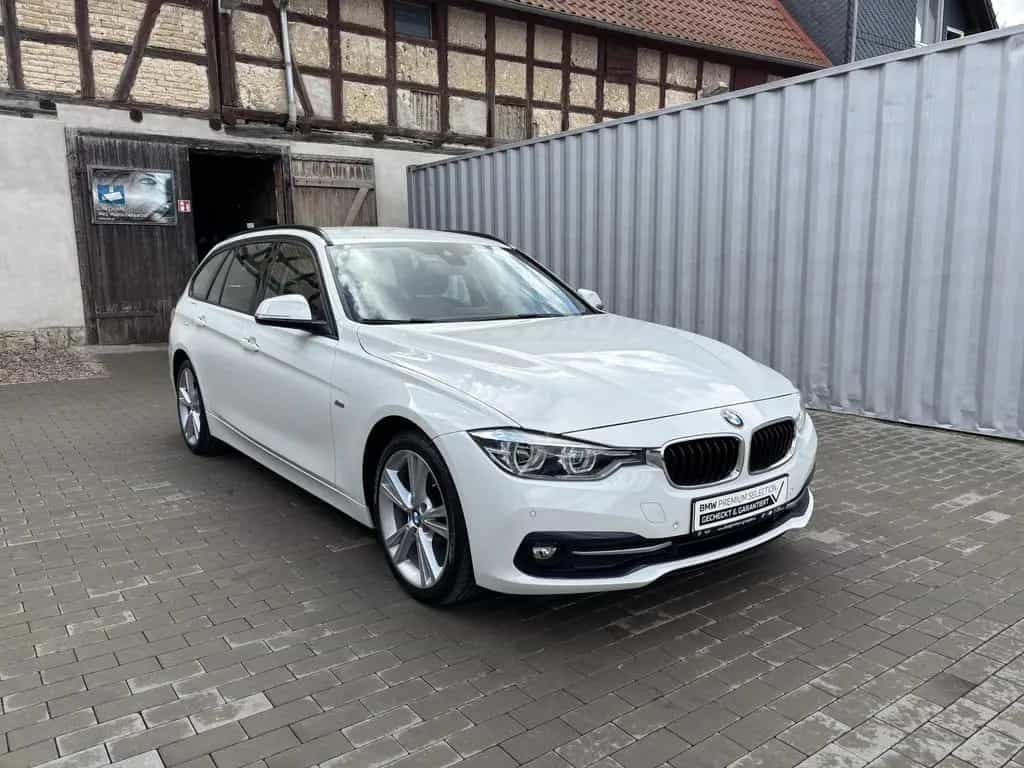 BMW 3 Series 318d Touring Sport Line LED Navi SHZ PDC Tempo 03/2018-photo-1