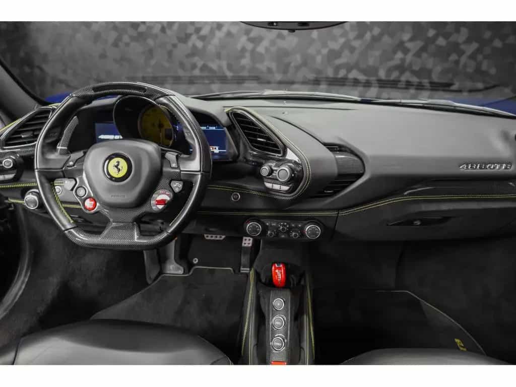 Ferrari 488 GTB 3.9 V8 - BLU SCOZIA / EXTRA-RANGE 06/2018-photo-16