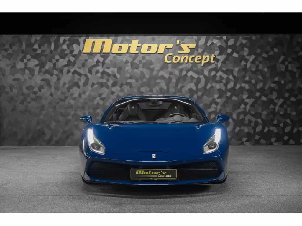 Ferrari 488 GTB 3.9 V8 - BLU SCOZIA / EXTRA-RANGE 06/2018-photo-3