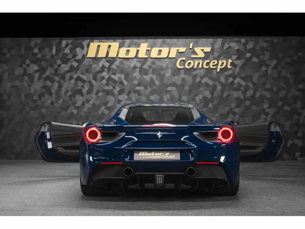 Ferrari 488 GTB 3.9 V8 - BLU SCOZIA / EXTRA-RANGE 06/2018-photo-4