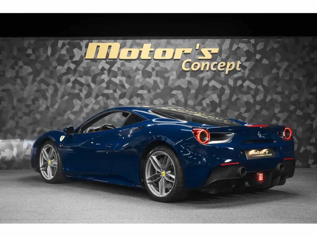 Ferrari 488 GTB 3.9 V8 - BLU SCOZIA / EXTRA-RANGE 06/2018-photo-6