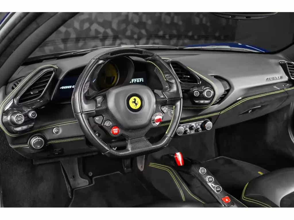 Ferrari 488 GTB 3.9 V8 - BLU SCOZIA / EXTRA-RANGE 06/2018-photo-7