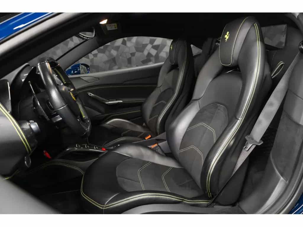 Ferrari 488 GTB 3.9 V8 - BLU SCOZIA / EXTRA-RANGE 06/2018-photo-8