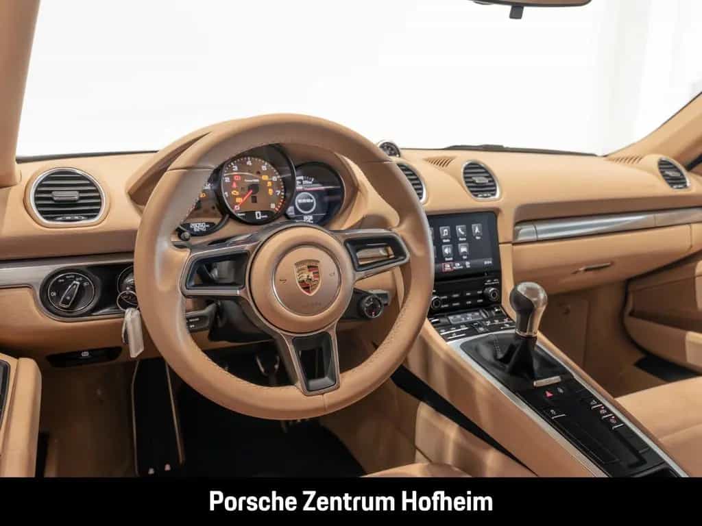 Porsche Cayman 718 S Sportabgasanlage 20-Zoll Luxorbeige 03/2017-photo-12