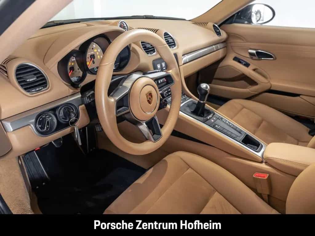 Porsche Cayman 718 S Sportabgasanlage 20-Zoll Luxorbeige 03/2017-photo-3