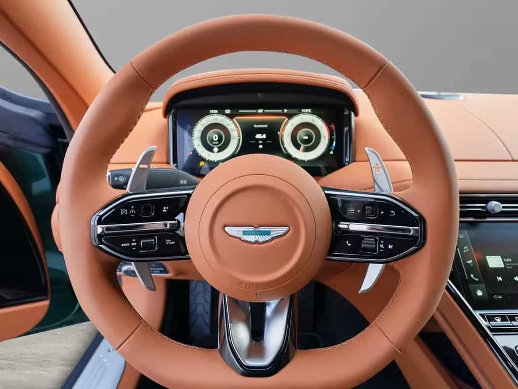 Aston Martin DB12 Malachite Green Oxford Tan null-photo-20