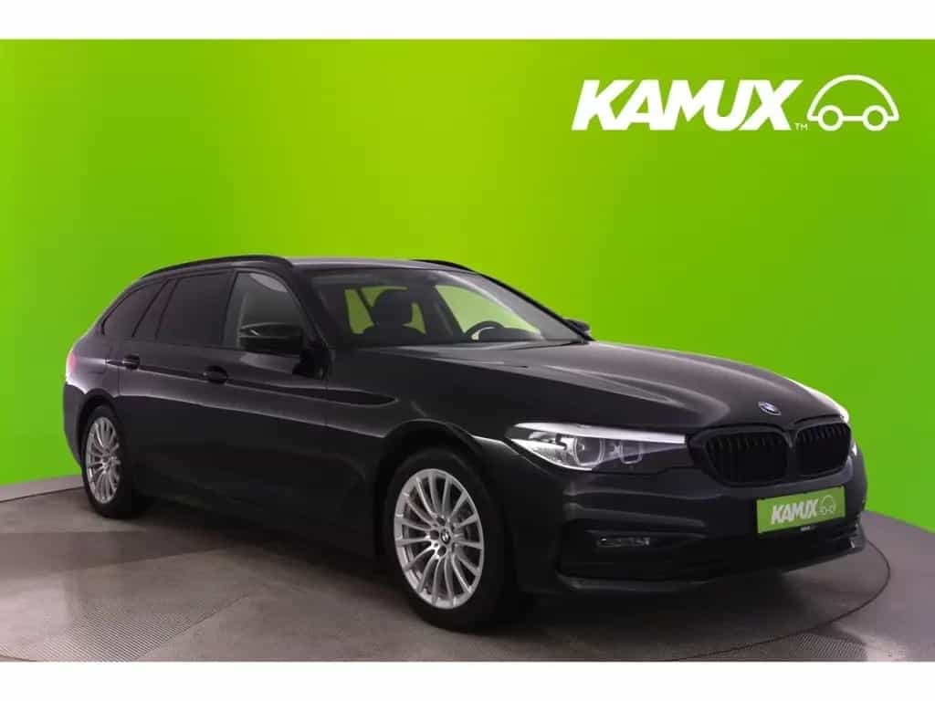 BMW 5 Series 520 d Touring Steptronic Sport Line+LED+NAVI+AHK 12/2019-photo-0