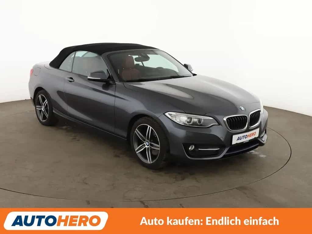 BMW 2 Series 220i Sport Line Aut.*NAVI*BI-XENON*TEMPO*PDC 04/2015-photo-7