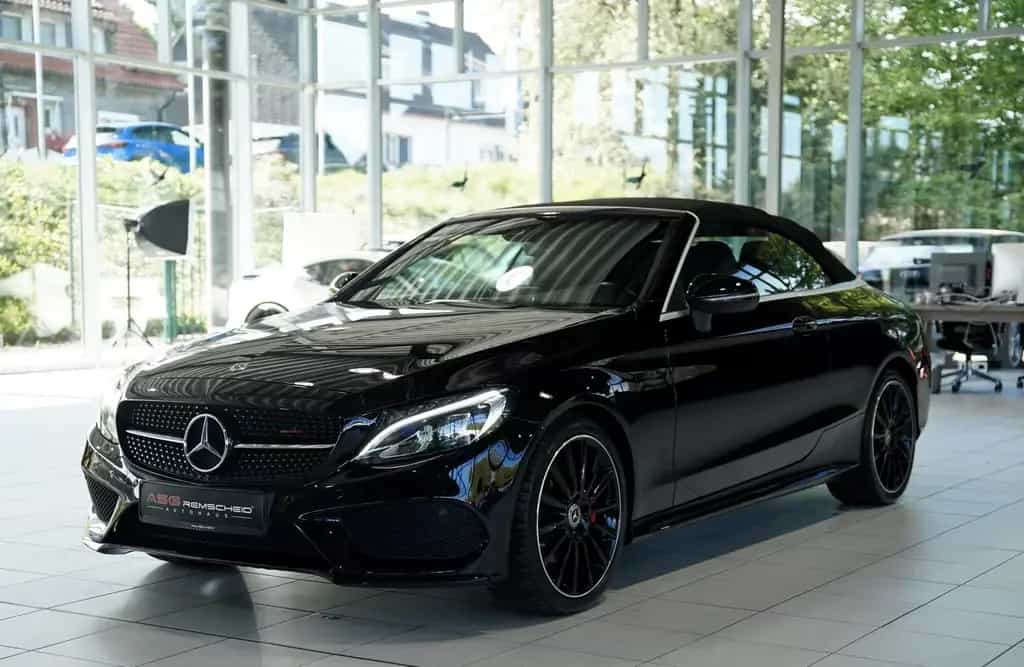 Mercedes-Benz C 200 Cabrio Night Edition AMG Line *19 *KeyGo 07/2017-photo-45