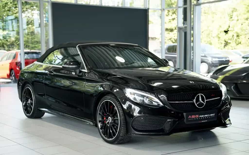 Mercedes-Benz C 200 Cabrio Night Edition AMG Line *19 *KeyGo 07/2017-photo-46