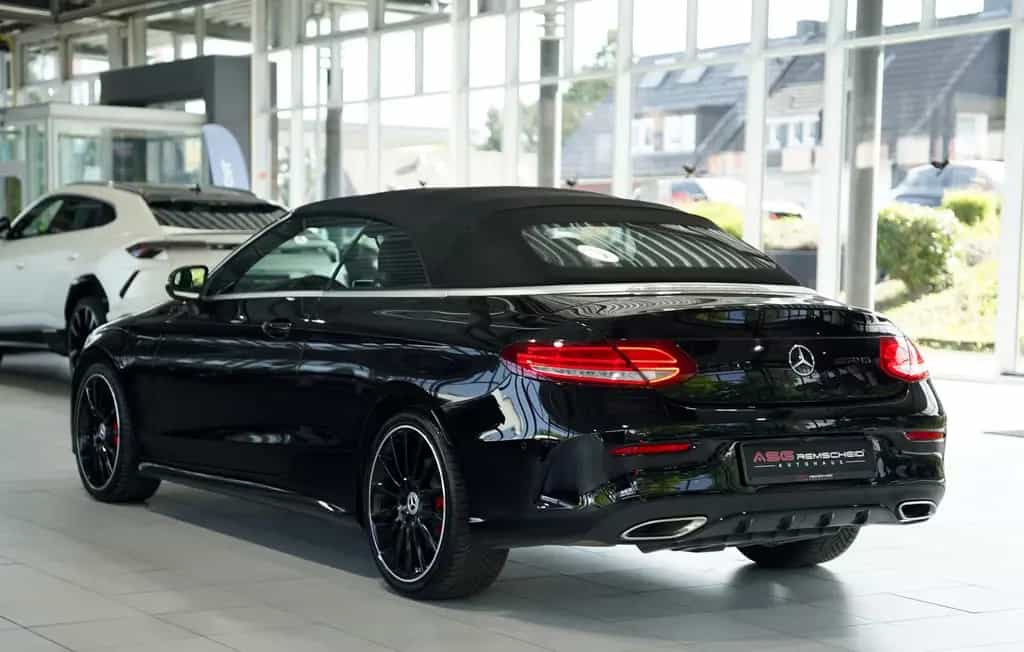 Mercedes-Benz C 200 Cabrio Night Edition AMG Line *19 *KeyGo 07/2017-photo-48