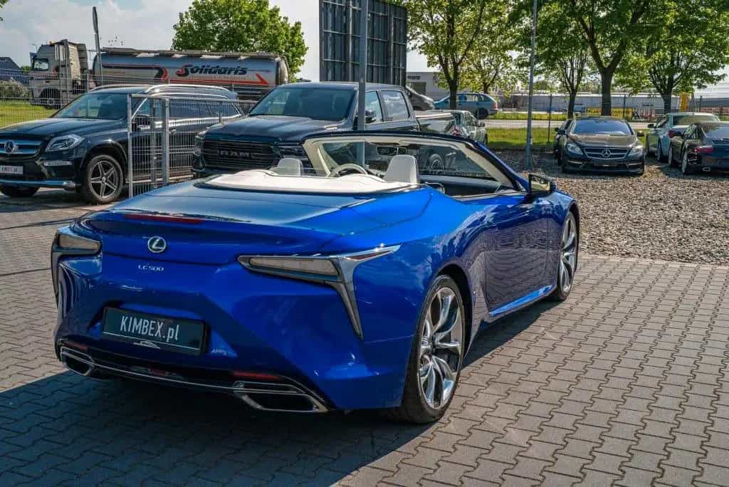Lexus LC500 Cabrio REGATTA Limited Edition Wie NEU ! 10/2021-photo-32