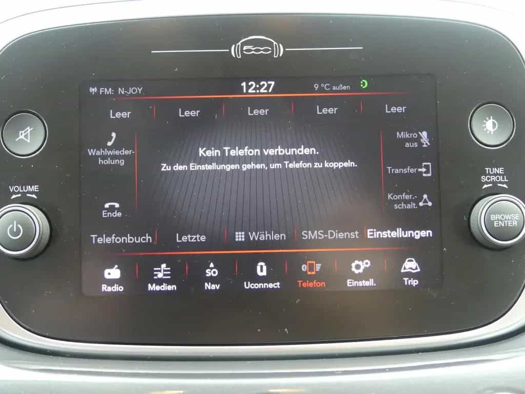 Fiat 500X 1.4 Lounge LED Navi AHK Sitzheizung DAB PDC 08/2018-photo-11