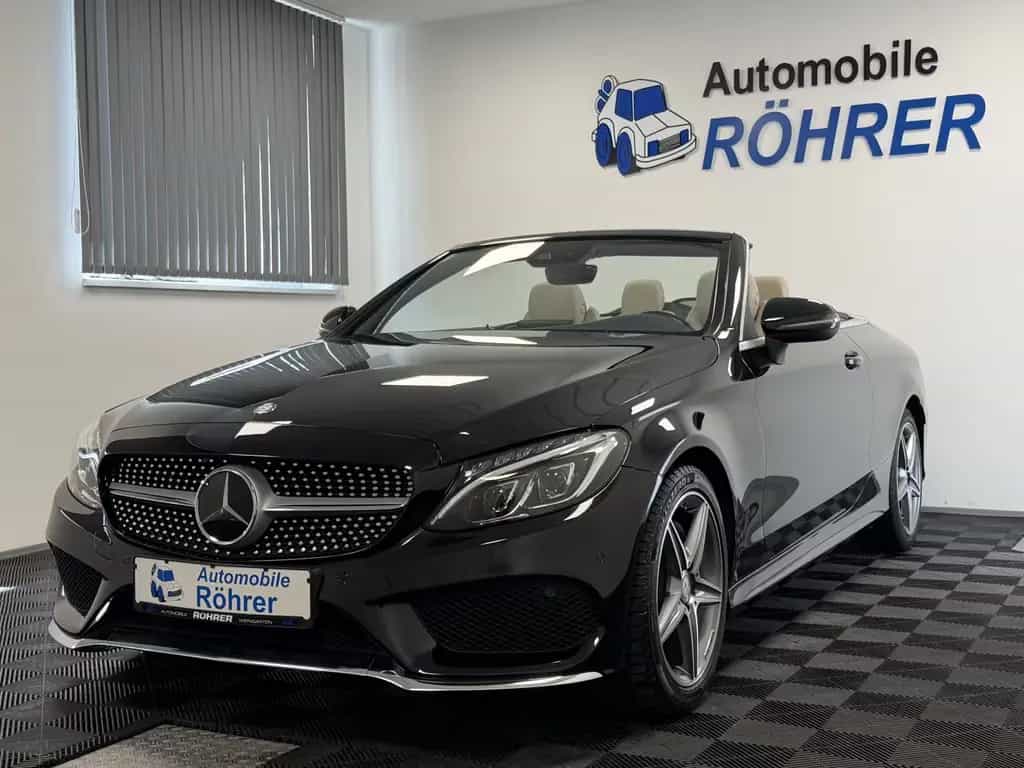 Mercedes-Benz C-Class 180 Cabrio AMG Line Airscarf ILS-LED Distr.+ 11/2016-photo-0