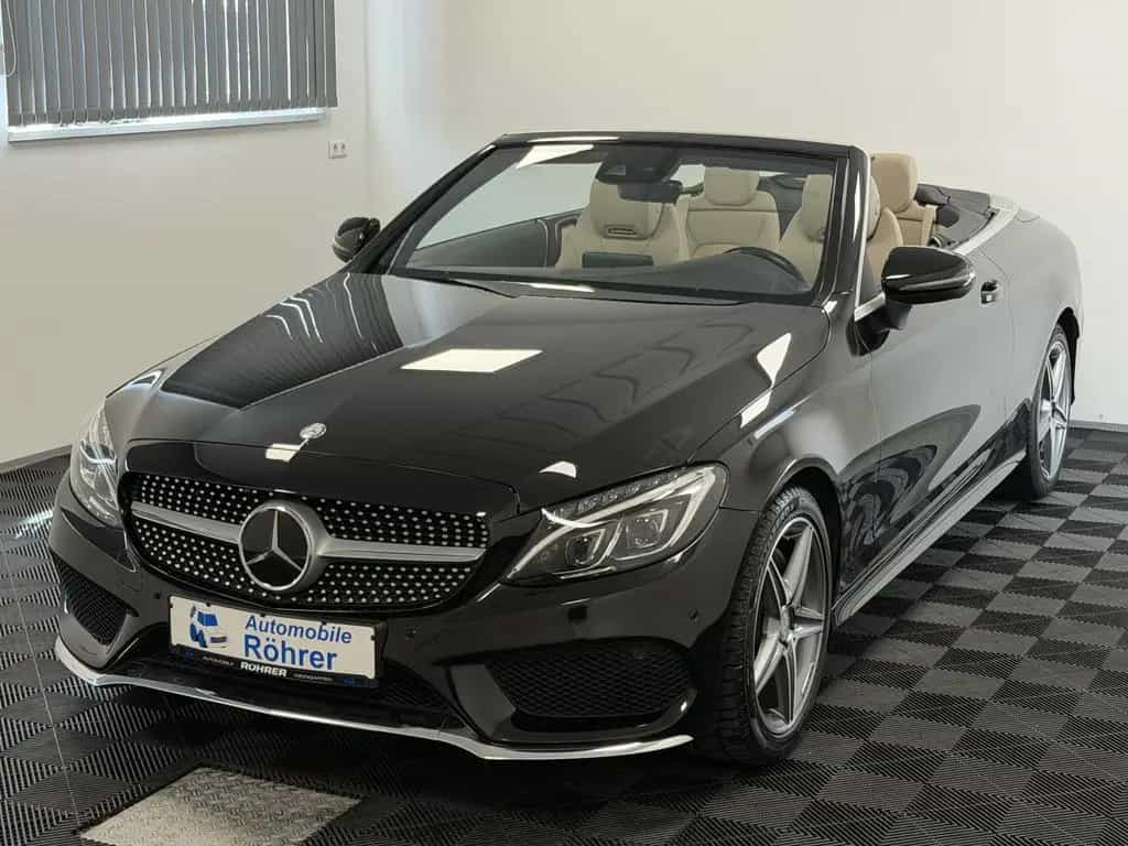 Mercedes-Benz C-Class 180 Cabrio AMG Line Airscarf ILS-LED Distr.+ 11/2016-photo-1
