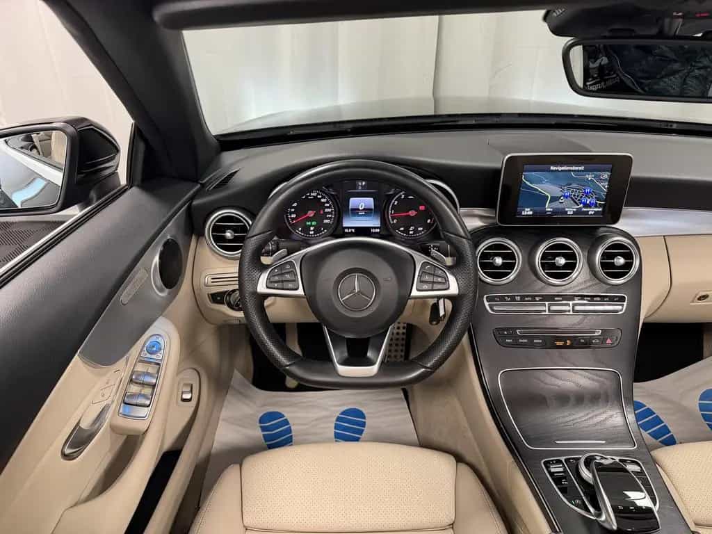 Mercedes-Benz C-Class 180 Cabrio AMG Line Airscarf ILS-LED Distr.+ 11/2016-photo-14