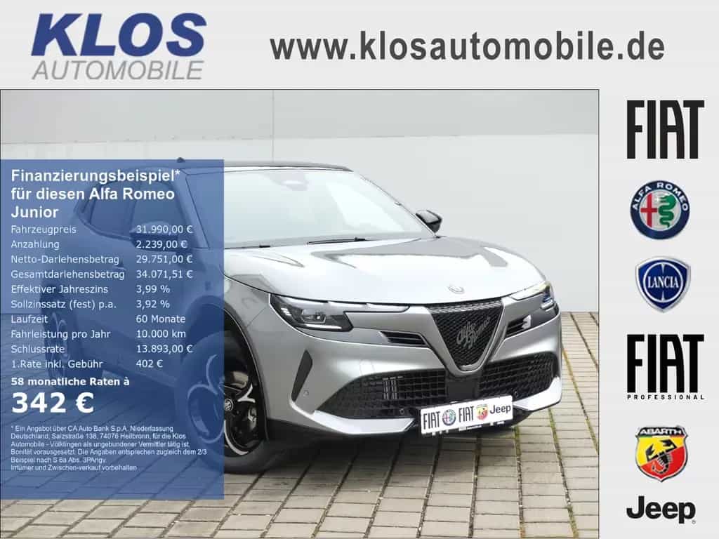 Alfa Romeo Junior IBRIDA TI 1.2 VGT 145PS DCT6 SCHIEBEDACH 05/2026-photo-0