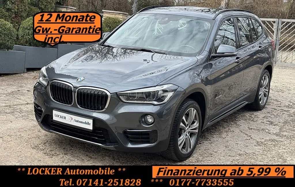 BMW X1 xDrive20i Sport Line Aut. LED Navi PDC AHK 03/2016-photo-0