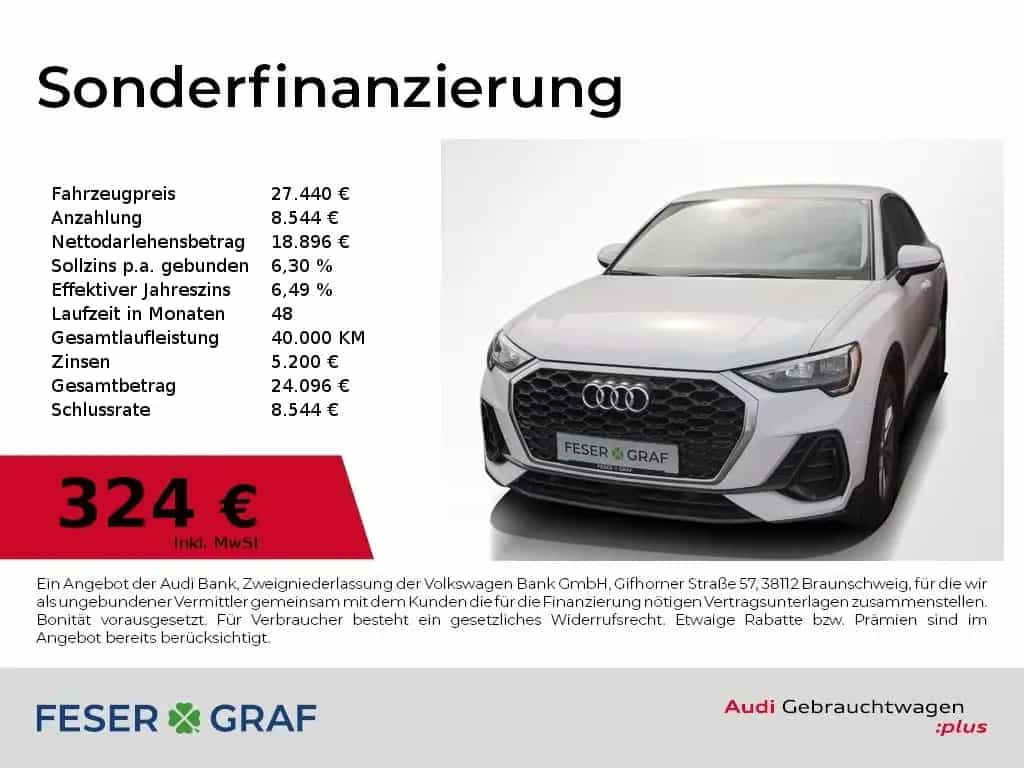 Audi Q3 Sportback 35 TFSI S tronic Navi,PDC,Sitzhzg 08/2022-photo-0