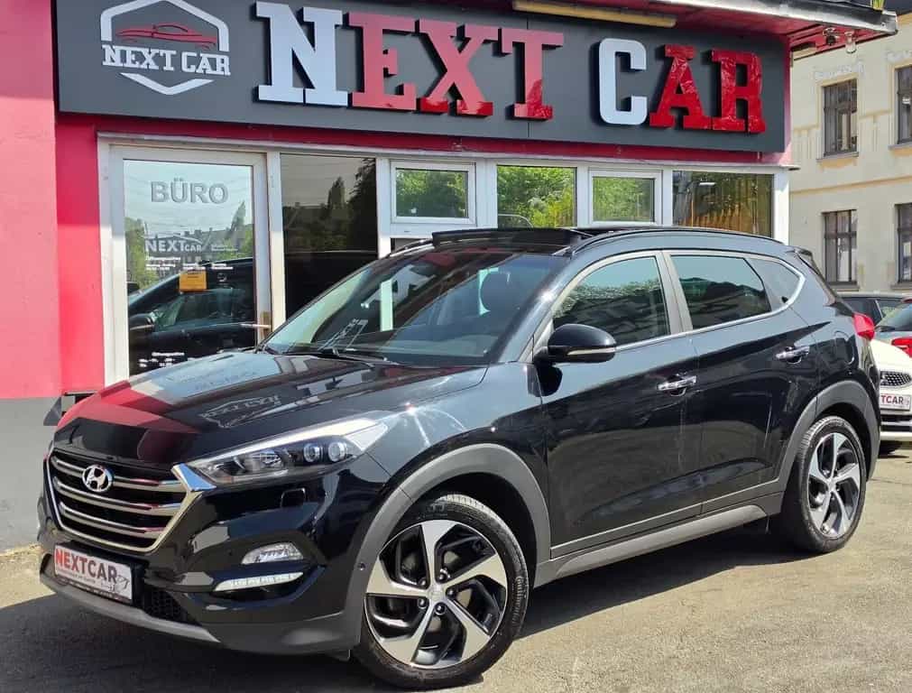 Hyundai TUCSON 1.6 Premium 4WD|Auto|Pano|Kamera|Leder|Bo 04/2017-photo-0