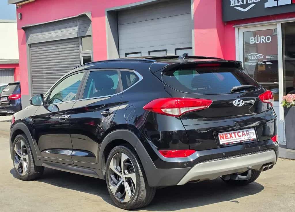 Hyundai TUCSON 1.6 Premium 4WD|Auto|Pano|Kamera|Leder|Bo 04/2017-photo-10
