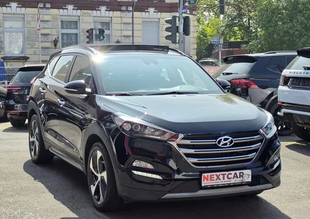 Hyundai TUCSON 1.6 Premium 4WD|Auto|Pano|Kamera|Leder|Bo 04/2017-photo-2