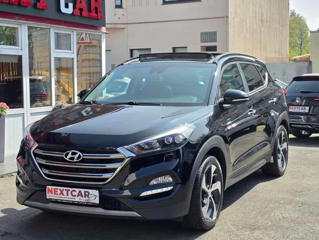 Hyundai TUCSON 1.6 Premium 4WD|Auto|Pano|Kamera|Leder|Bo 04/2017-photo-5