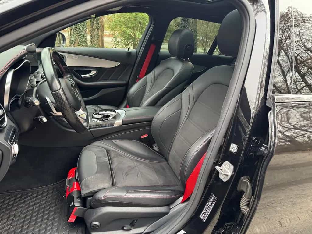 Mercedes-Benz C-Class 43 AMG Super Optik rote Gurte Pano 08/2016-photo-10