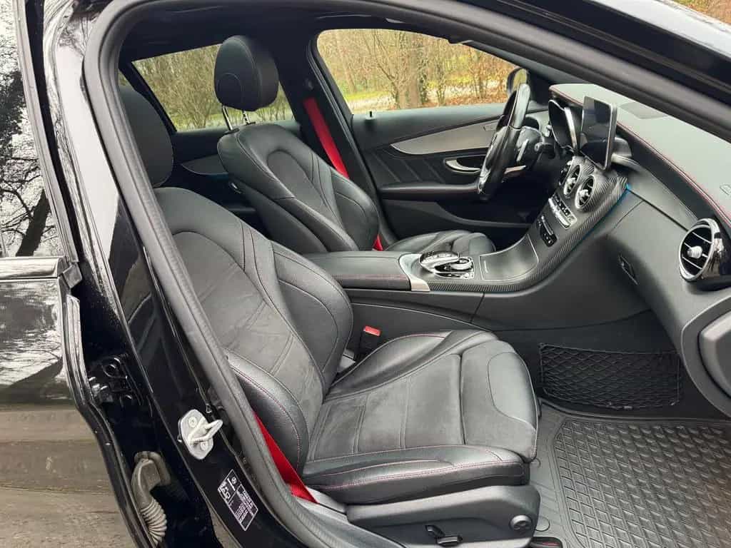 Mercedes-Benz C-Class 43 AMG Super Optik rote Gurte Pano 08/2016-photo-11