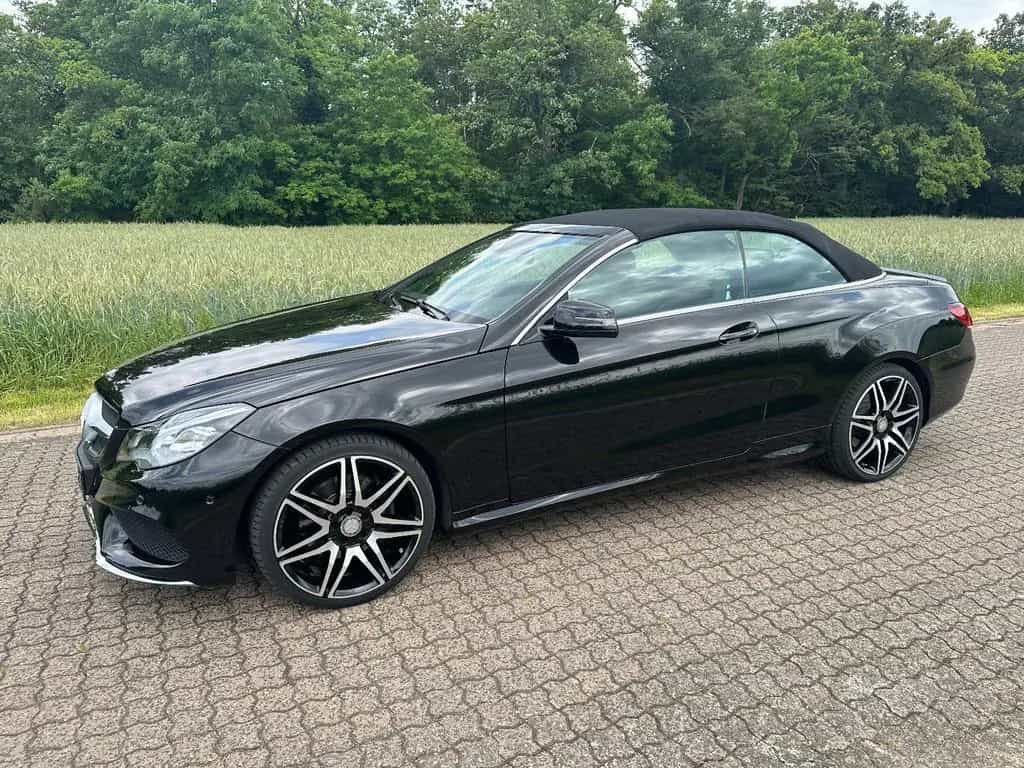Mercedes-Benz E-Class 250 Cabrio AMG-Line rote Gurte orig.61tkm 04/2016-photo-1