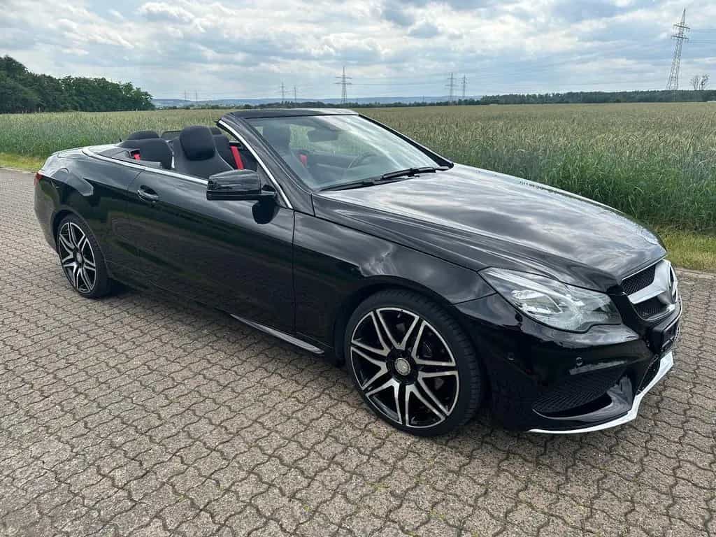 Mercedes-Benz E-Class 250 Cabrio AMG-Line rote Gurte orig.61tkm 04/2016-photo-21