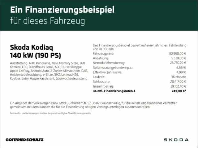 Skoda Kodiaq 2.0 TSI Style 4x4 DSG LED NAVI AHK PANO K 06/2021-photo-1