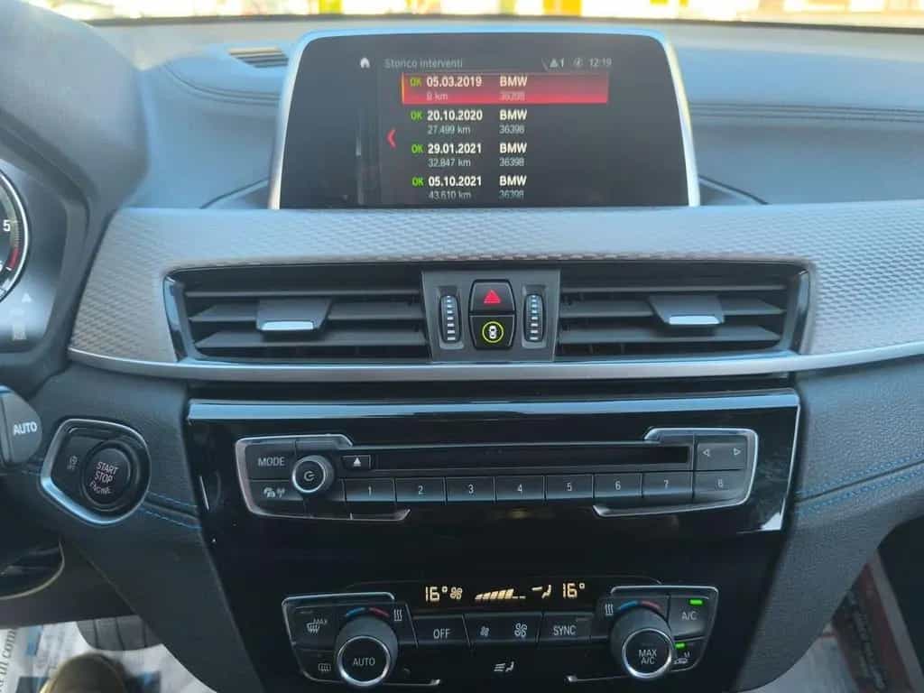 BMW X2 MSPORT S 2.0 DIESEL 09/2019 TAGLIANDI BMW 07/2019-photo-13